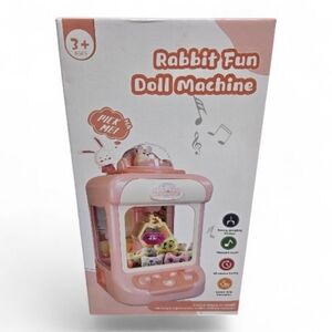 NEW Claw‎ Machine pink plushie rabbit electronic prize dispenser gift